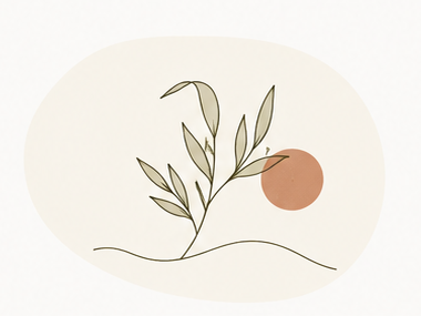 Delicate botanical illustration